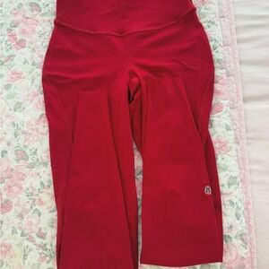 Red Lululemon Leggings